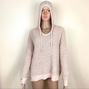 Miracle Women’s Hoddie Pullover Sweater Cream Sz M